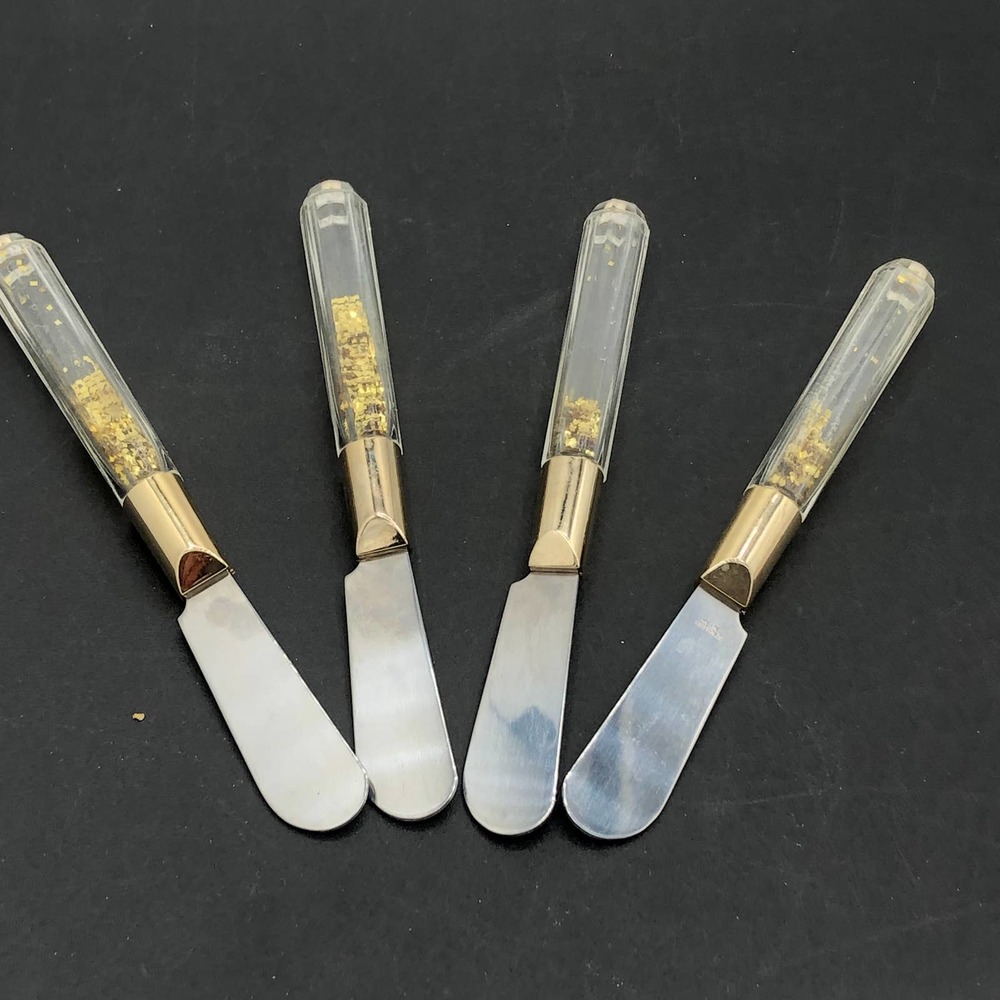 Butter Spread Knife Set of 4 Glitter Brunch Butter Knives